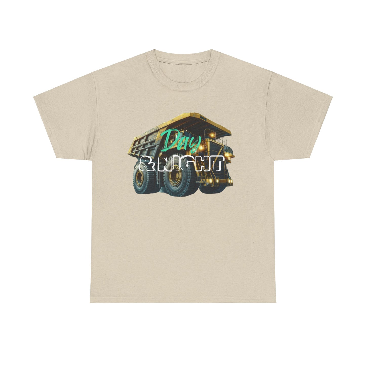 Day & Night Dump Truck Adult T-Shirt