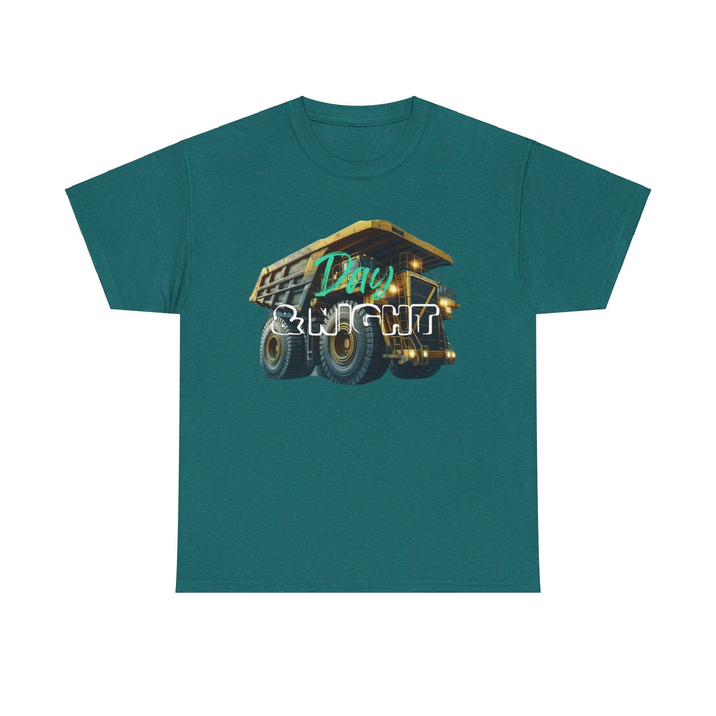 Day & Night Dump Truck Adult T-Shirt