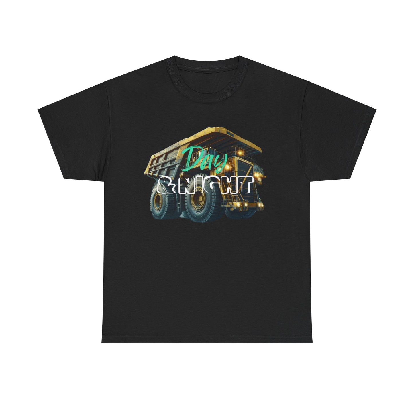 Day & Night Dump Truck Adult T-Shirt