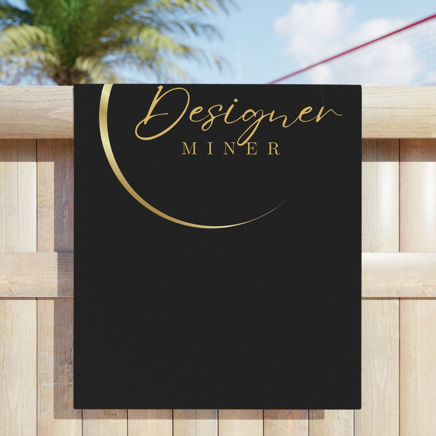 Designer Miner Beach Towel Set