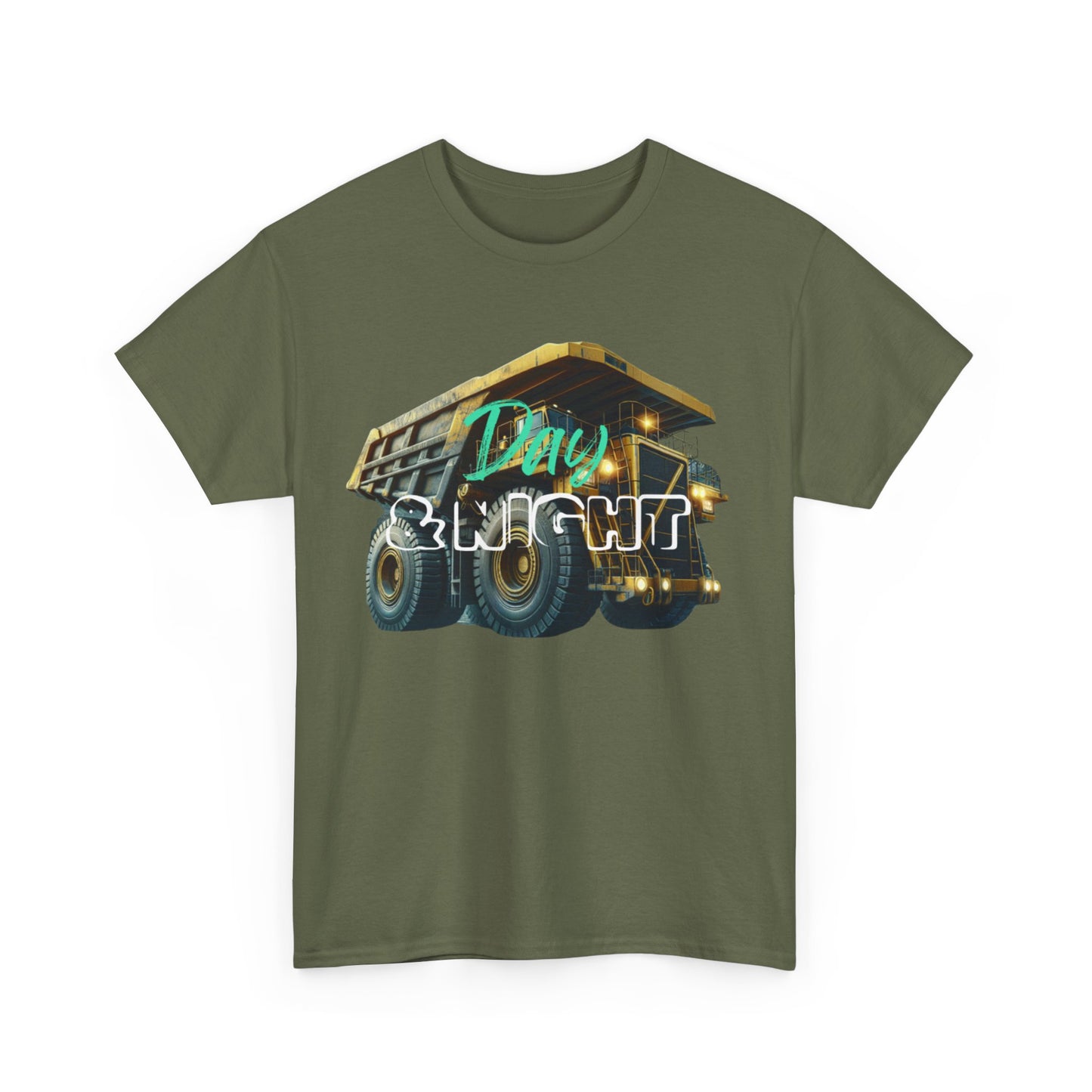 Day & Night Dump Truck Adult T-Shirt