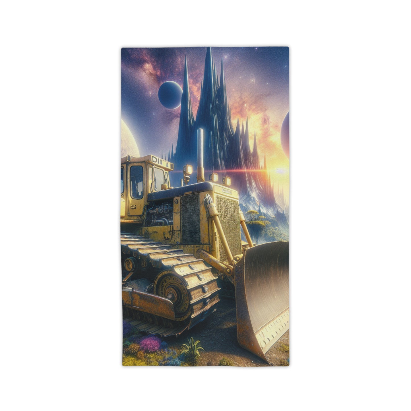 D11 Heaven Dozer Beach Towel