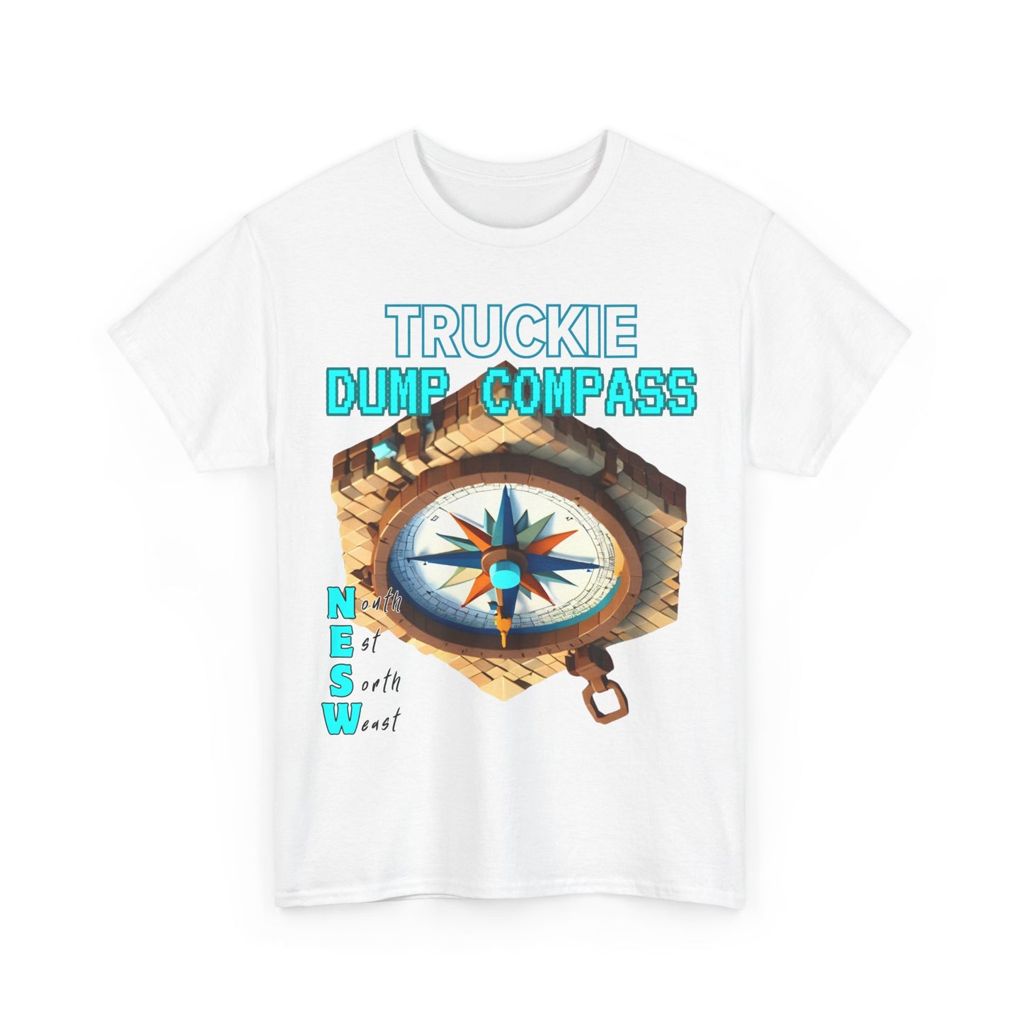 Truckie Dump Compass Adult Cotton Tee