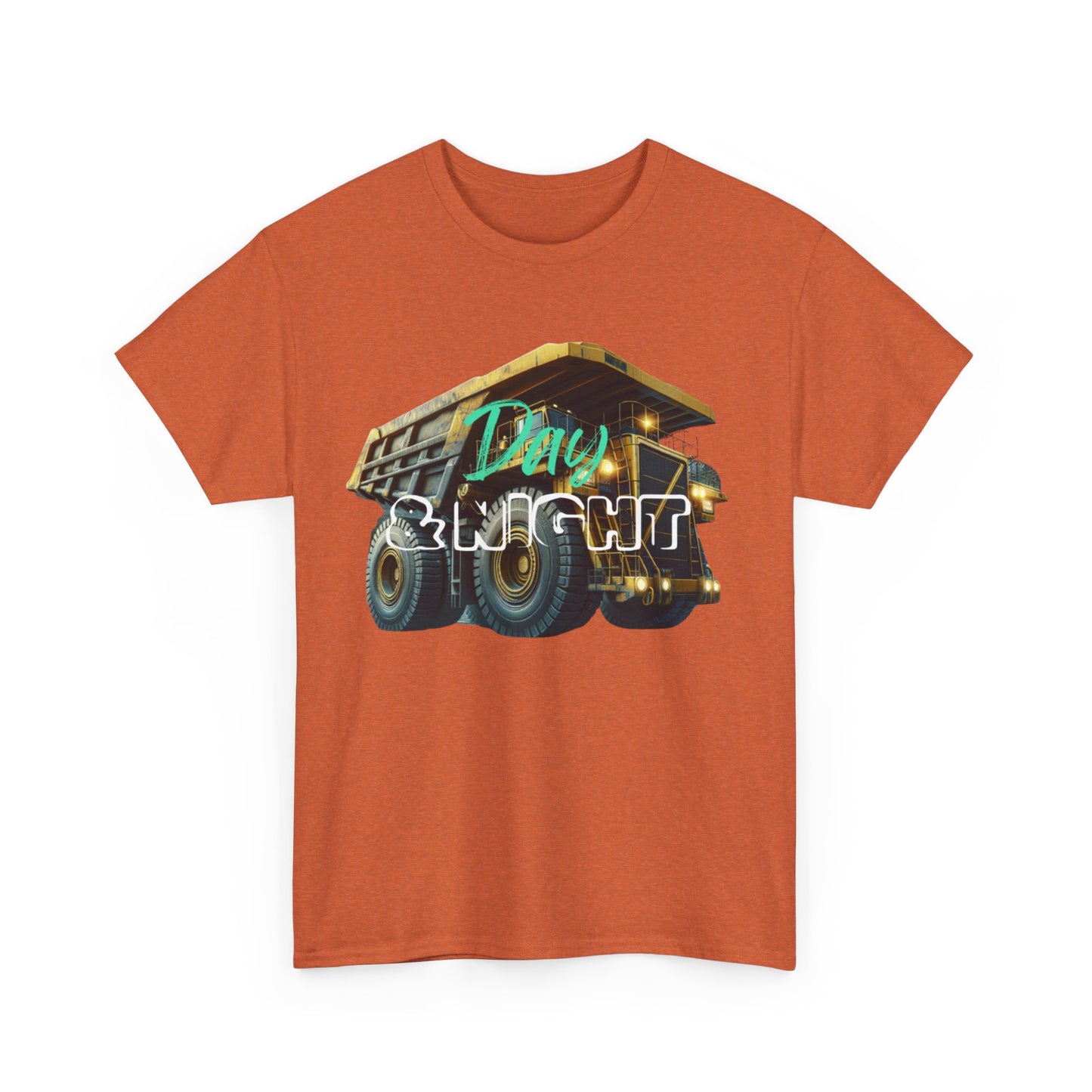 Day & Night Dump Truck Adult T-Shirt