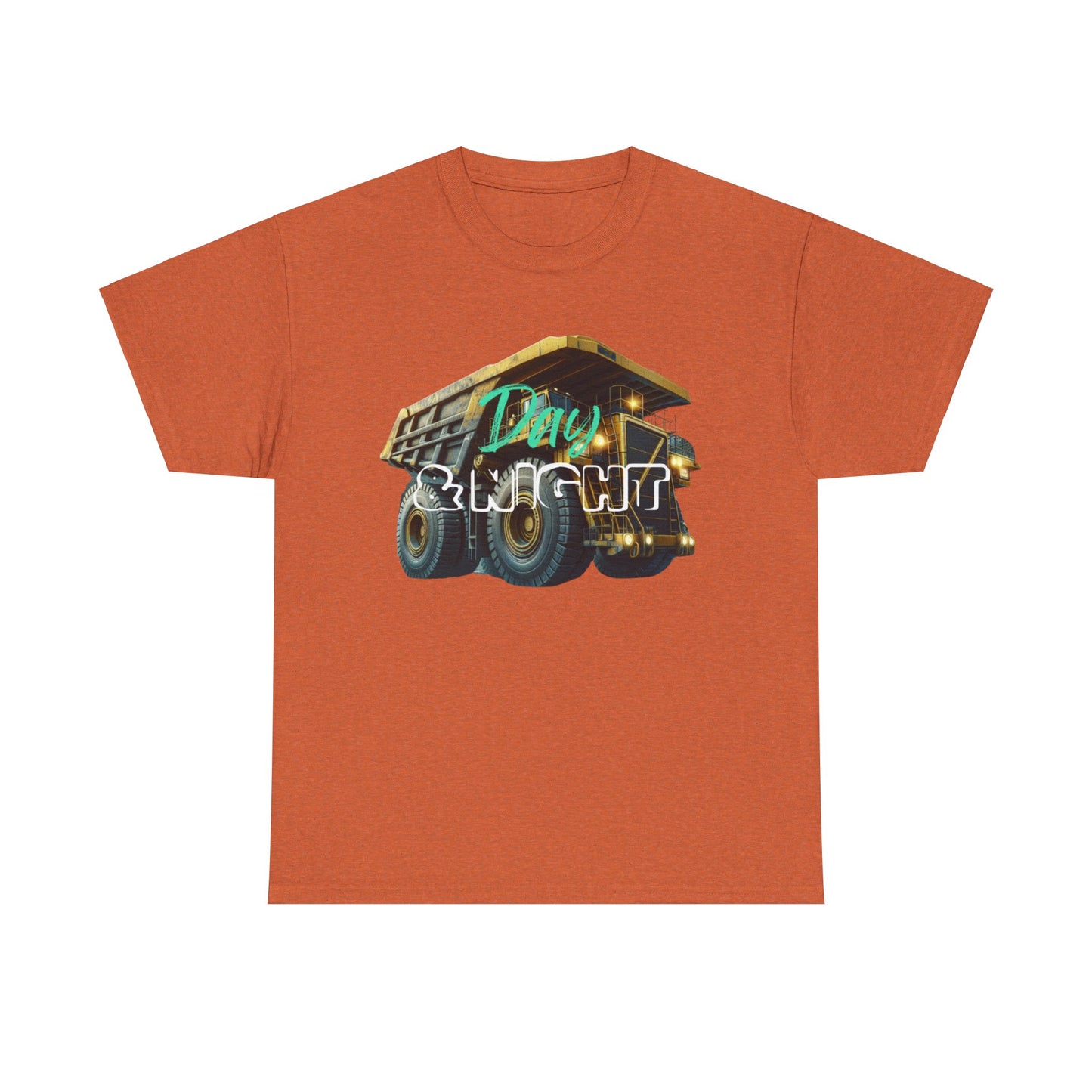 Day & Night Dump Truck Adult T-Shirt
