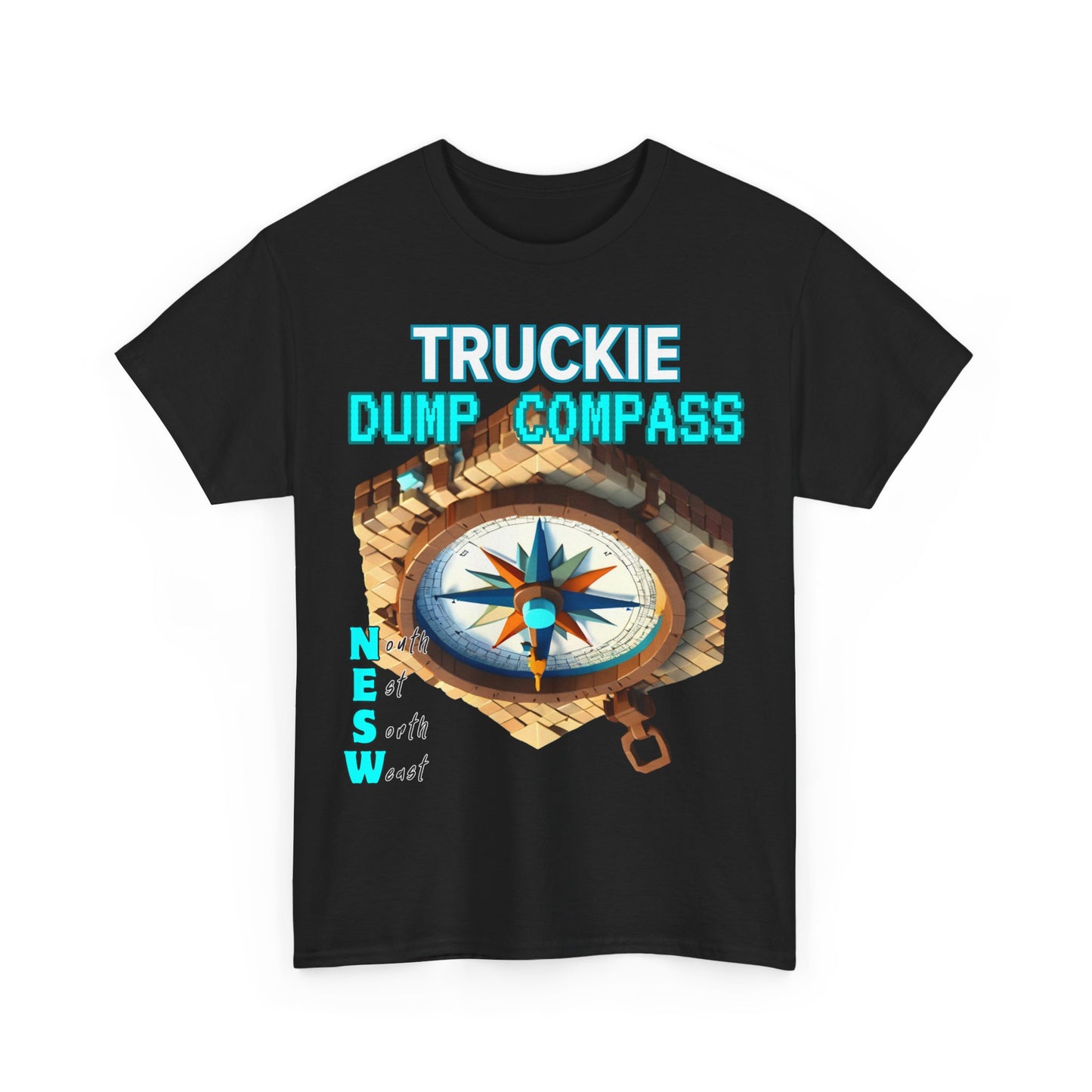 Truckie Dump Compass Adult Cotton Tee