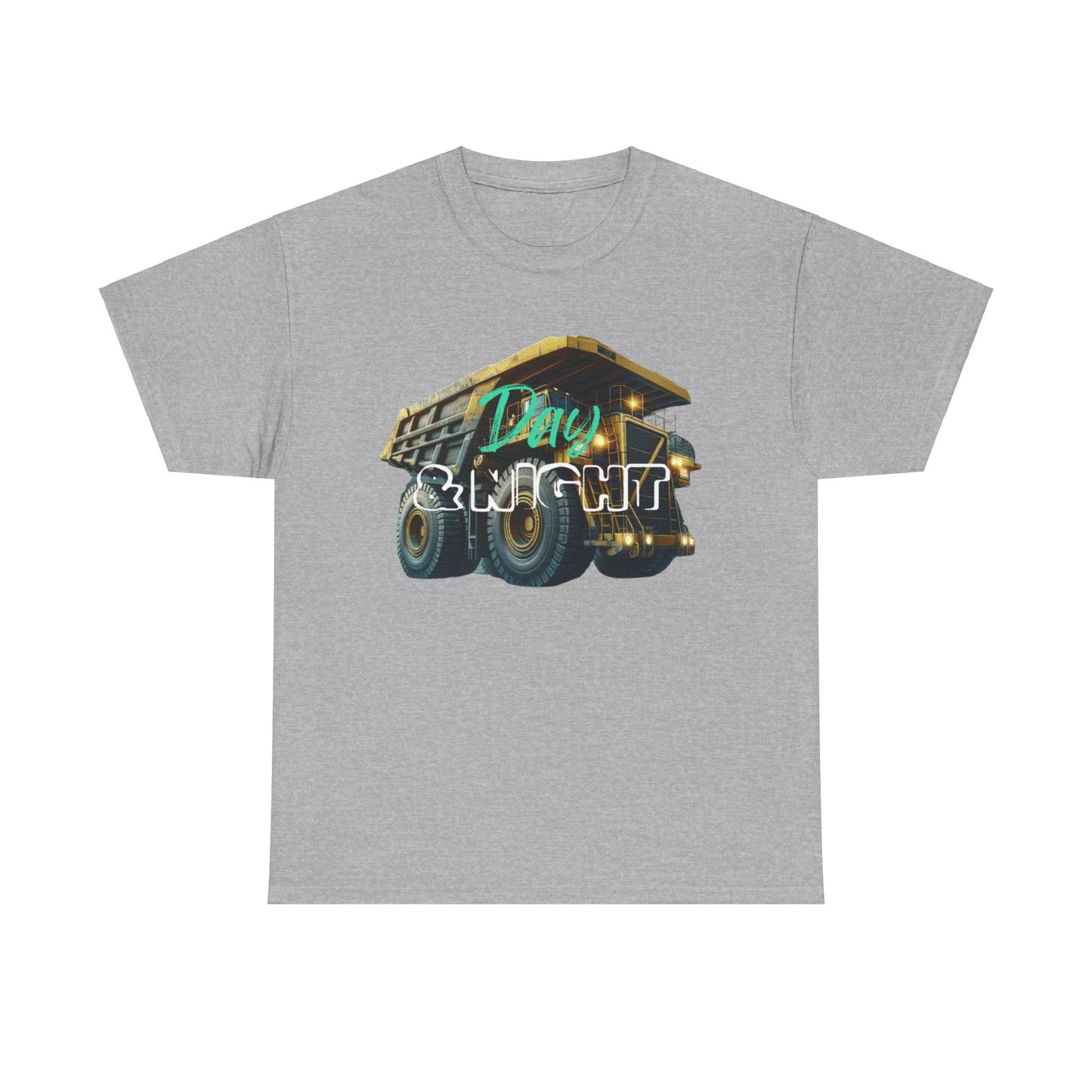 Day & Night Dump Truck Adult T-Shirt