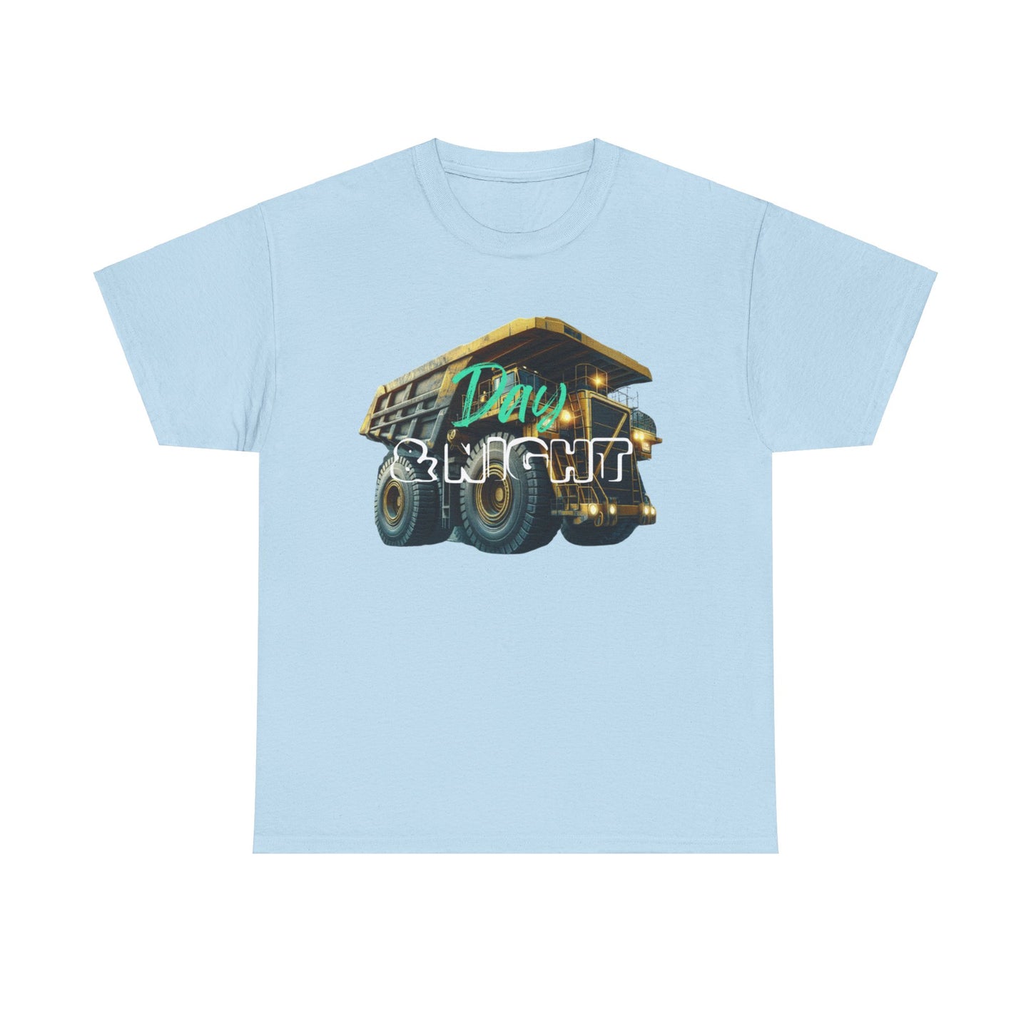 Day & Night Dump Truck Adult T-Shirt