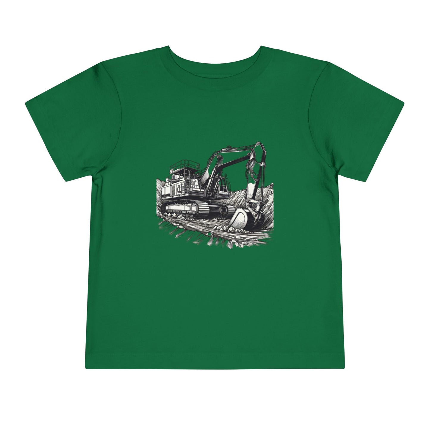 Toddler Tee - Excavator Design