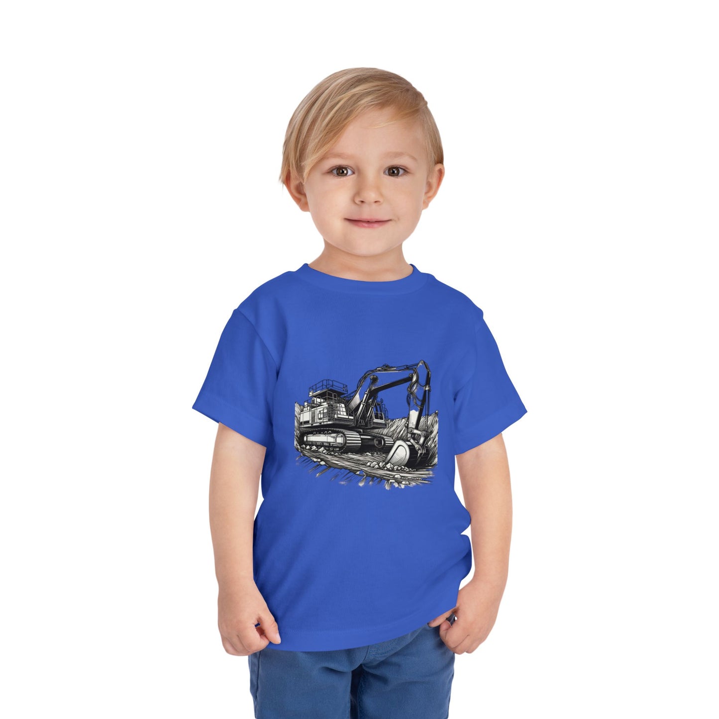 Toddler Tee - Excavator Design