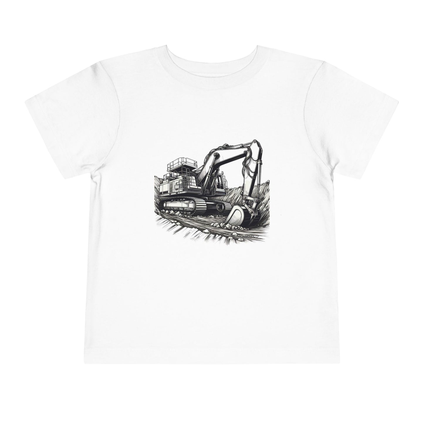 Toddler Tee - Excavator Design