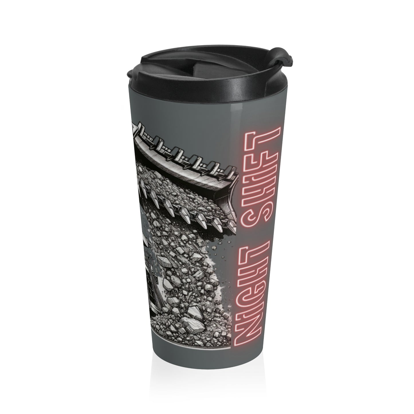 Night Shift Sucks Stainless Steel Travel Mug