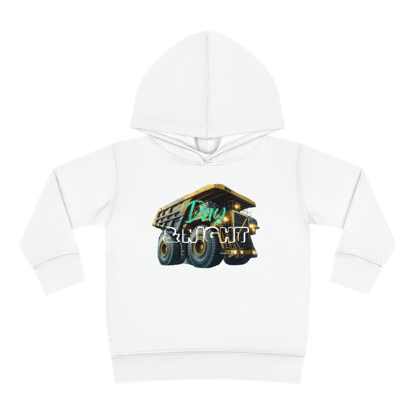 Day & Night Dump Truck Toddler Hoodie