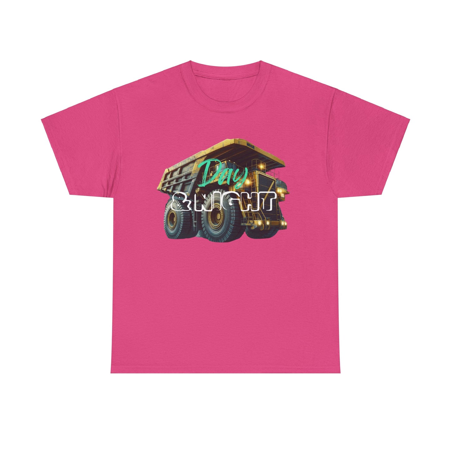 Day & Night Dump Truck Adult T-Shirt