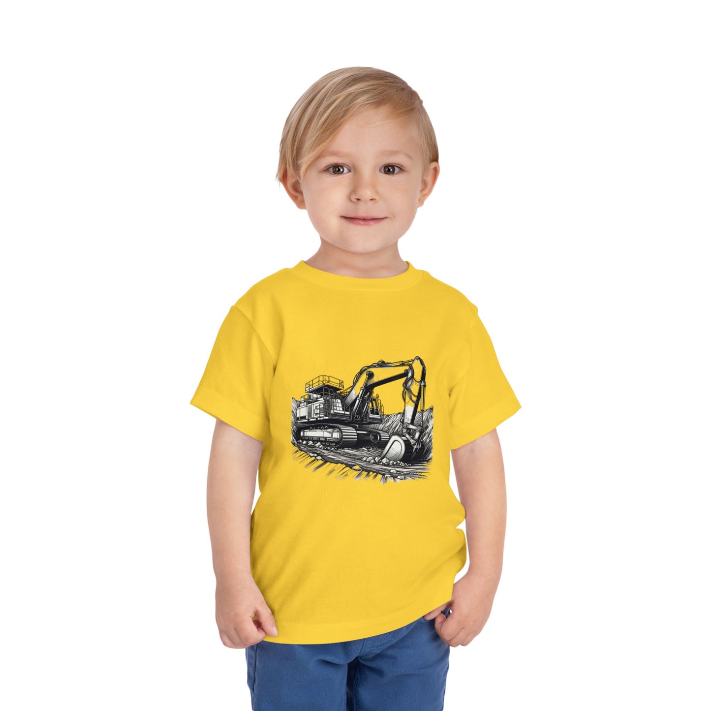 Toddler Tee - Excavator Design