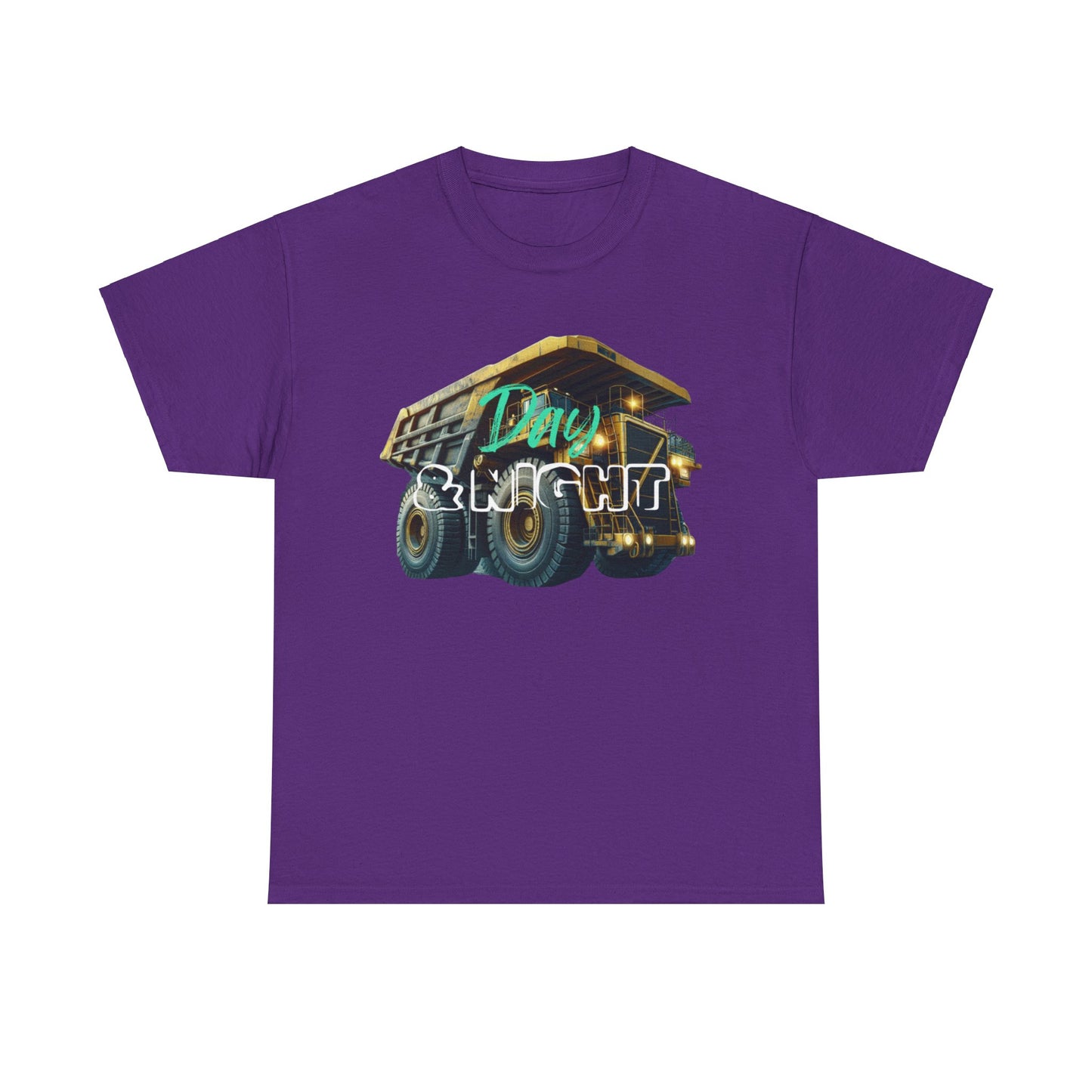 Day & Night Dump Truck Adult T-Shirt