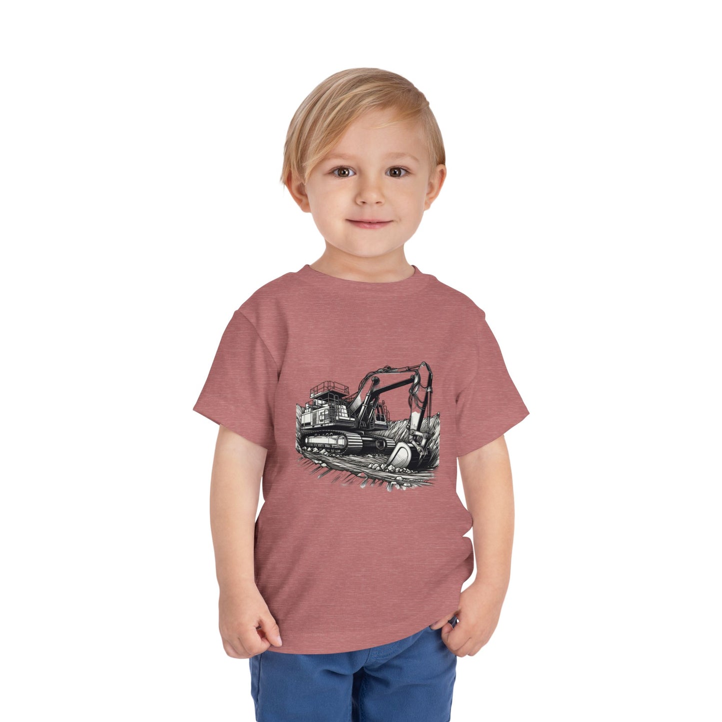 Toddler Tee - Excavator Design