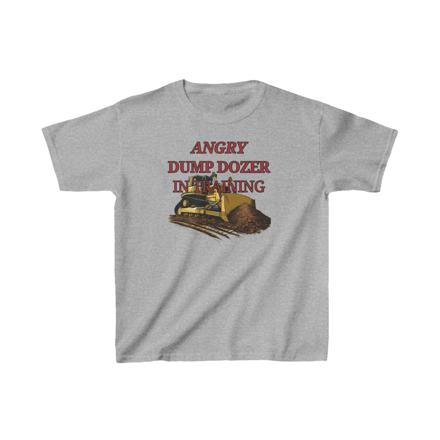 Angry Dump Dozer in Training Kids Youth T-Shirt