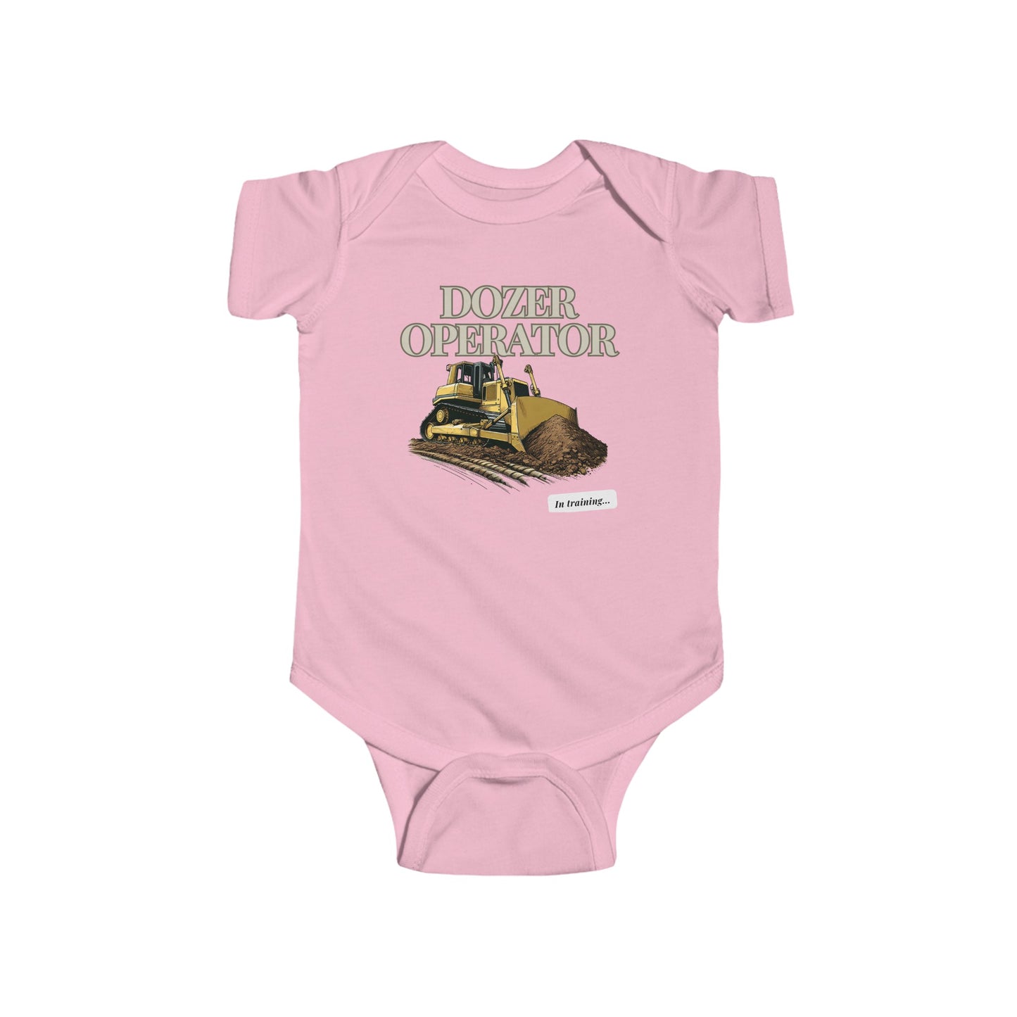 Dozer Operator in Training Baby Onesie Romper