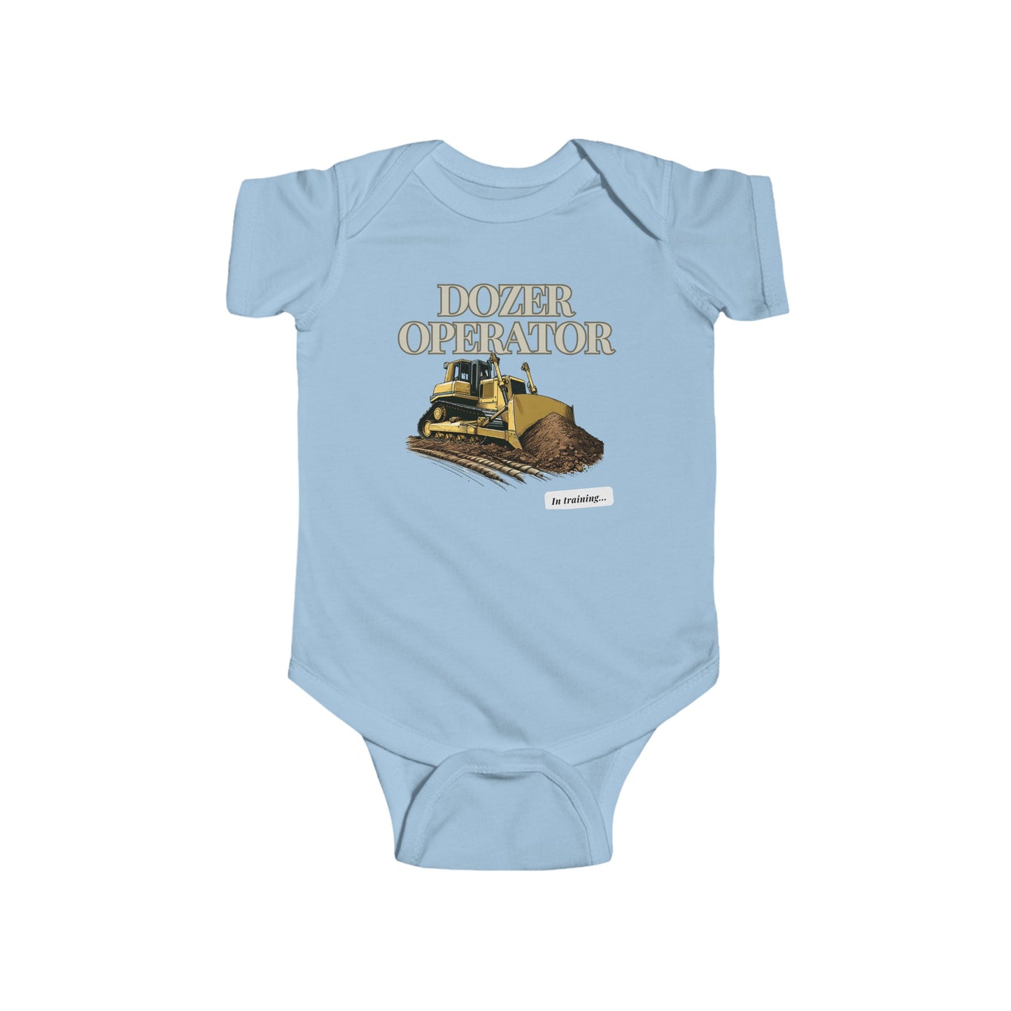 Dozer Operator in Training Baby Onesie Romper