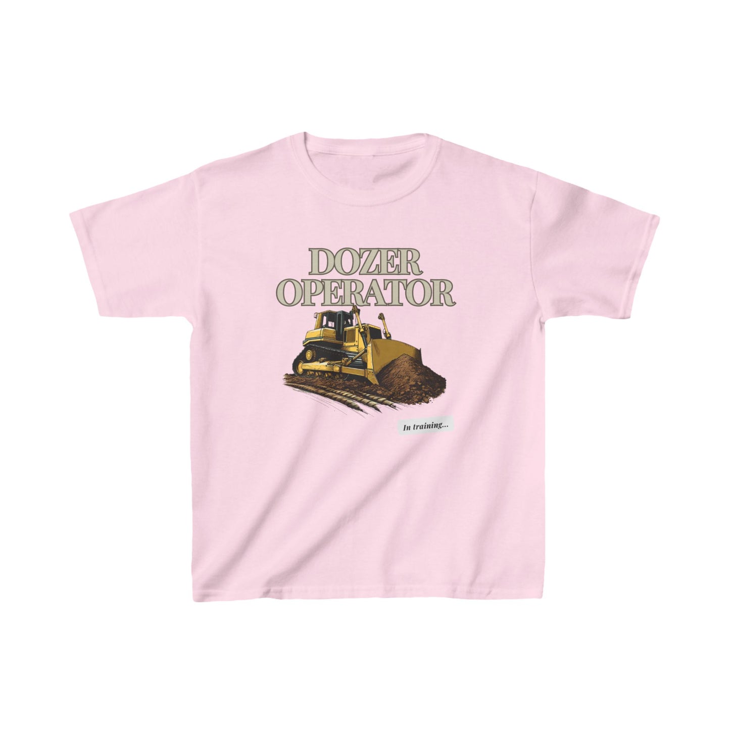 Dozer Operator in Training Kids Youth T-Shirt