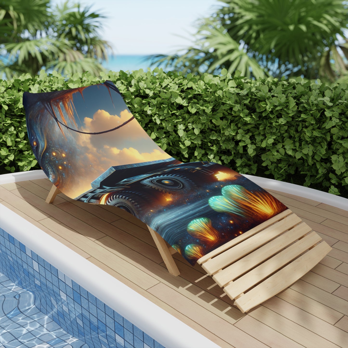 Dump Truck Fantasy Beach Towel