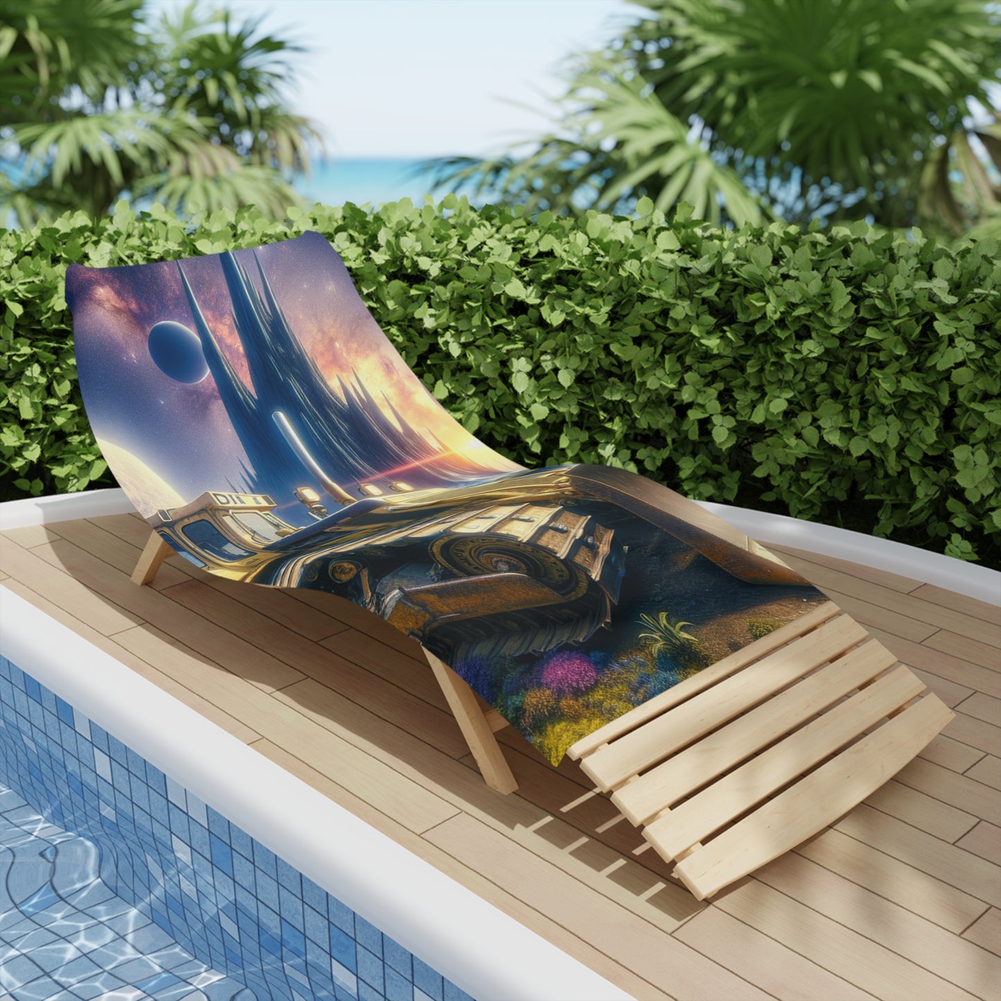 D11 Heaven Dozer Beach Towel