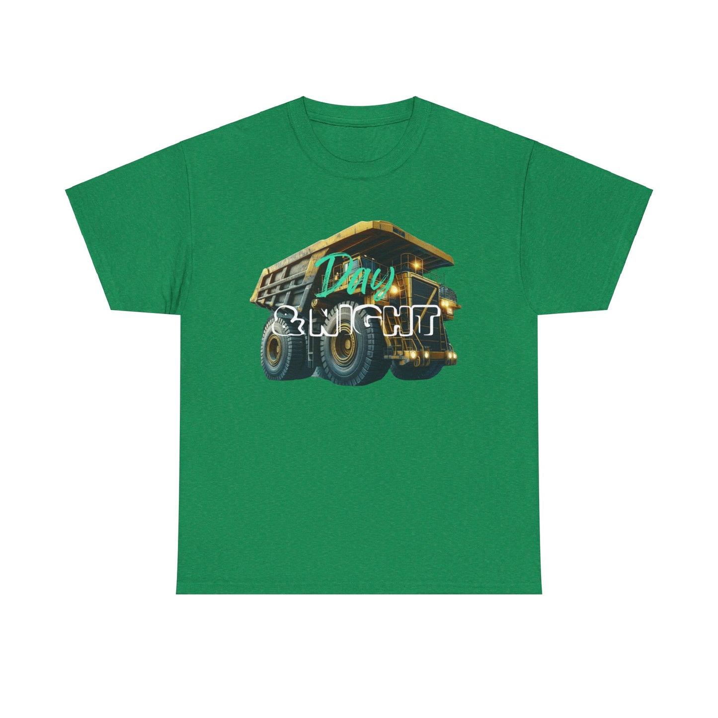 Day & Night Dump Truck Adult T-Shirt