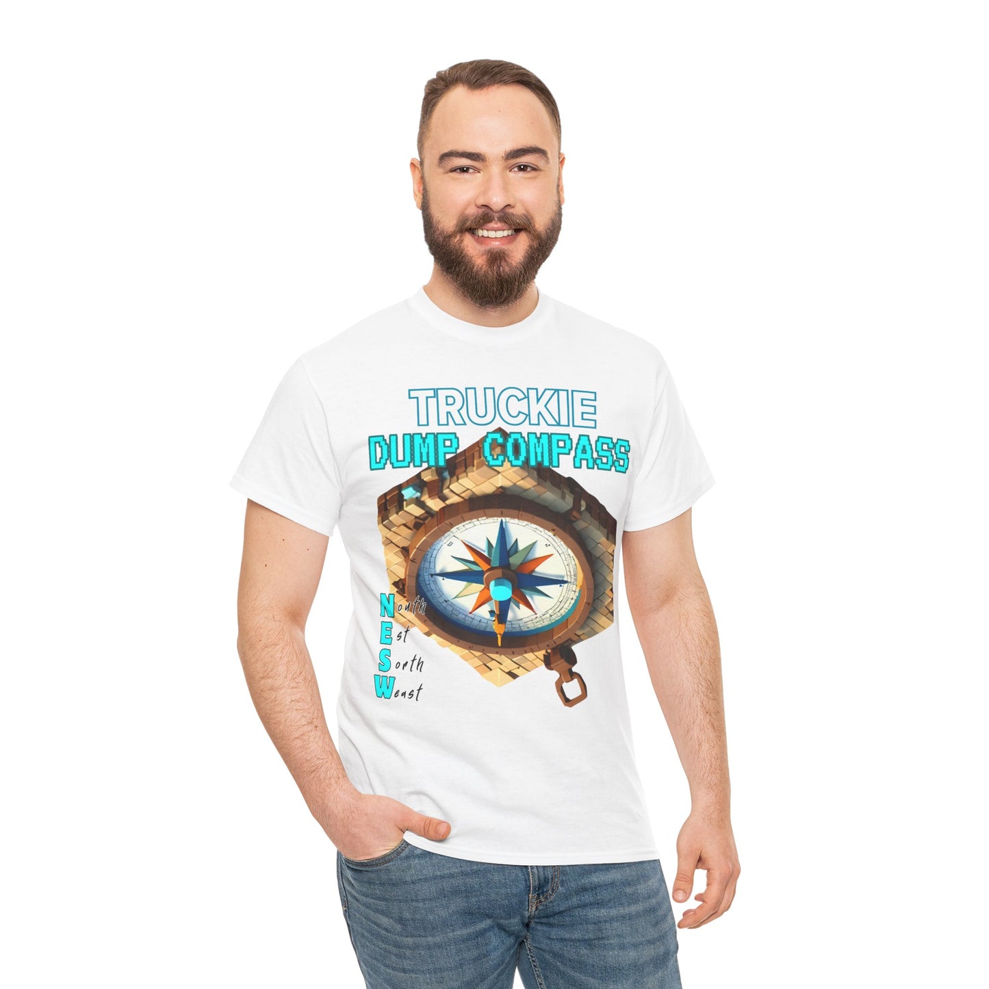 Truckie Dump Compass Adult Cotton Tee