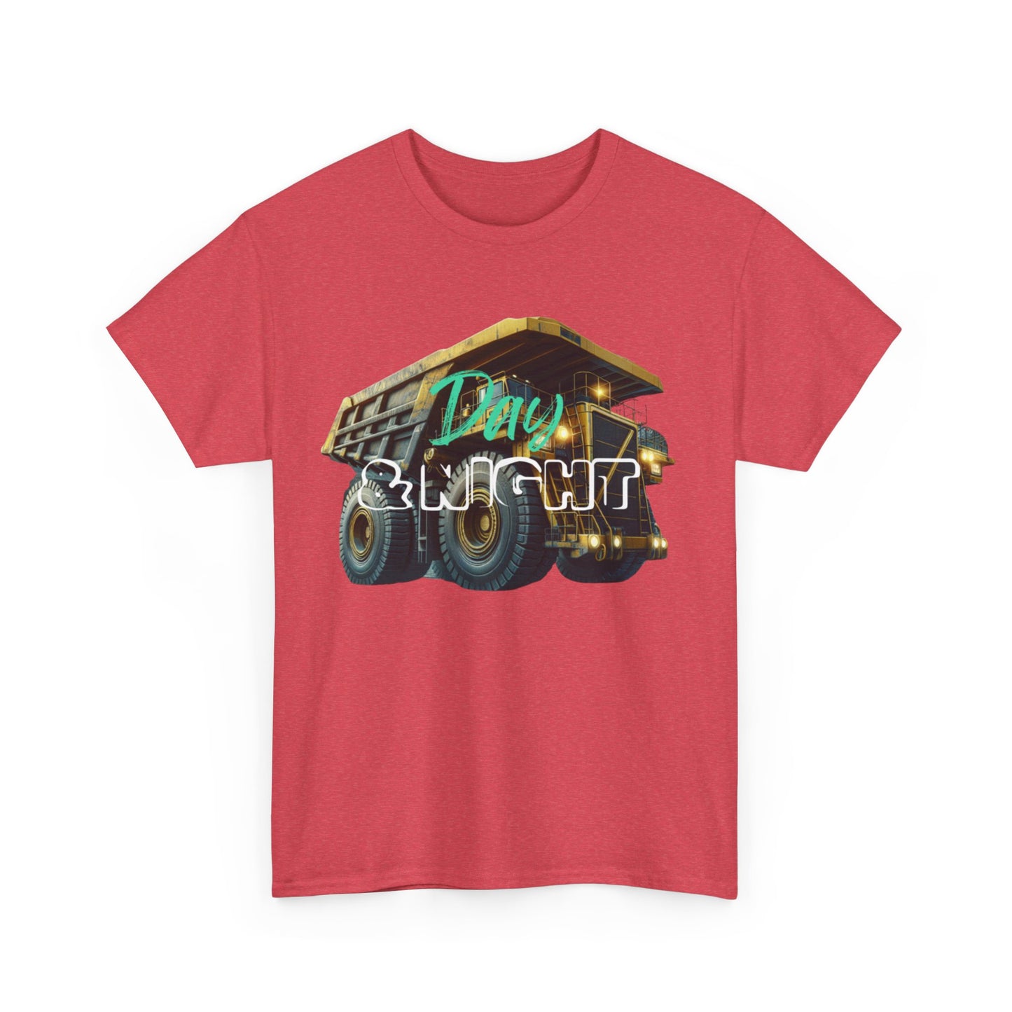 Day & Night Dump Truck Adult T-Shirt