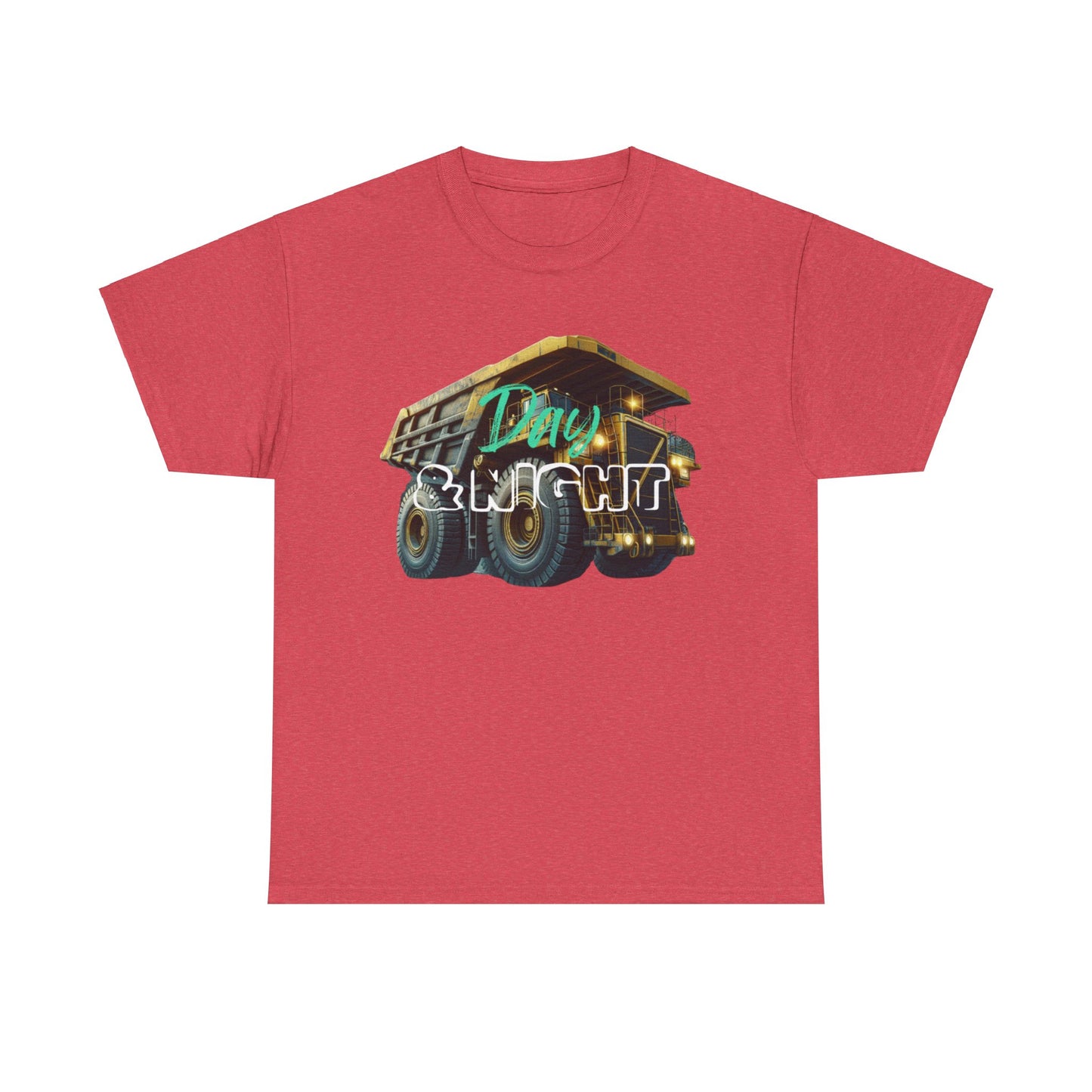 Day & Night Dump Truck Adult T-Shirt