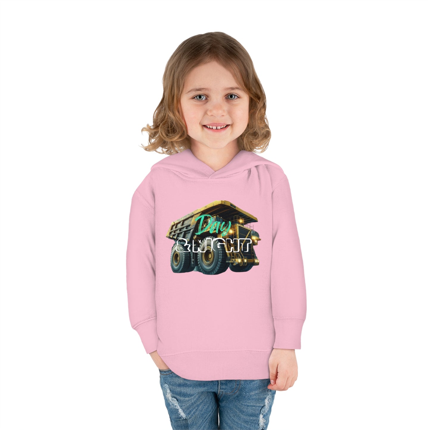 Day & Night Dump Truck Toddler Hoodie
