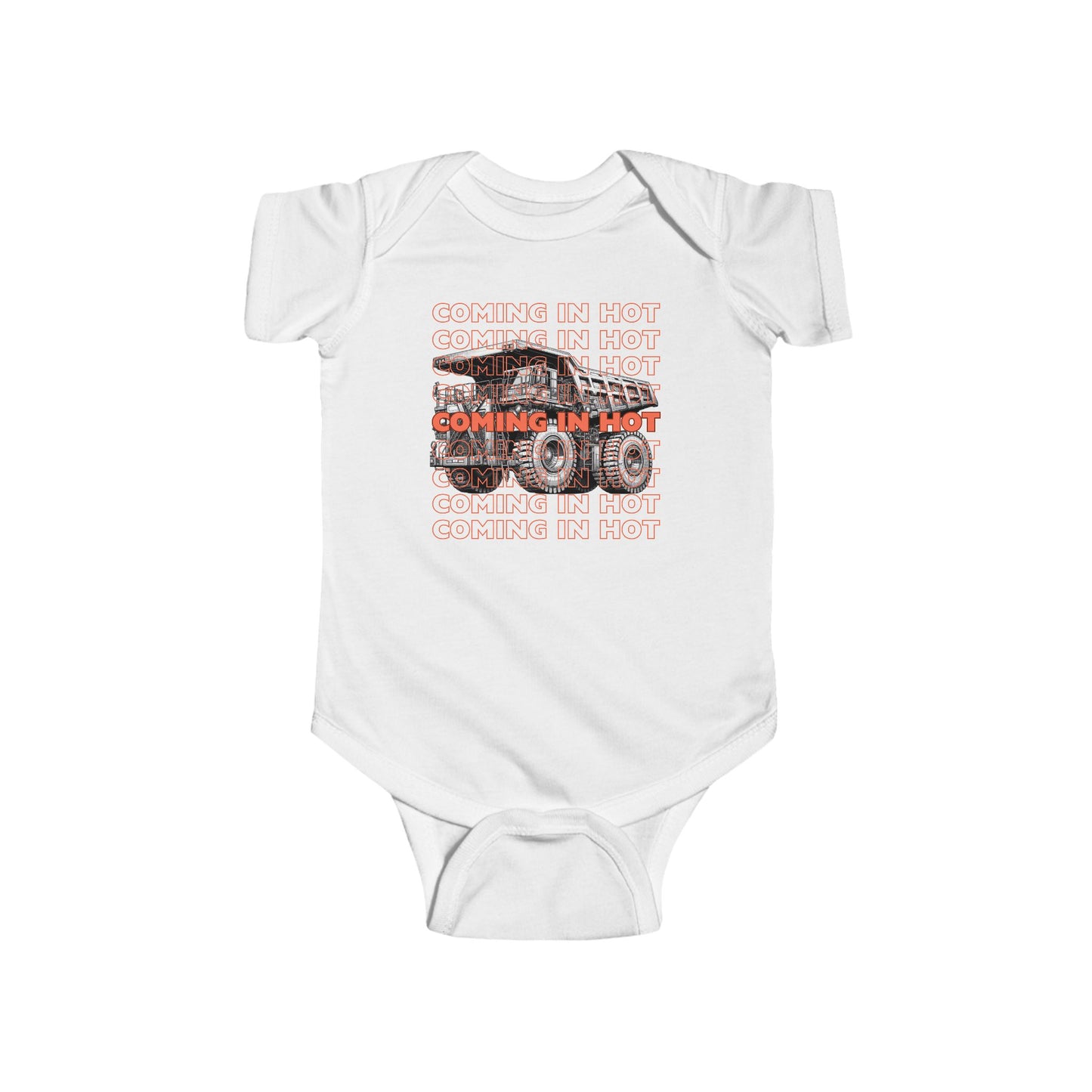 COMING IN HOT Infant Bodysuit Onsie Jumpsuit
