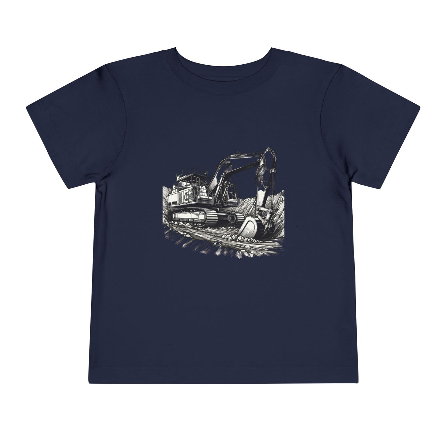 Toddler Tee - Excavator Design
