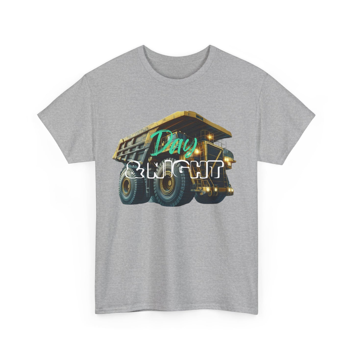 Day & Night Dump Truck Adult T-Shirt