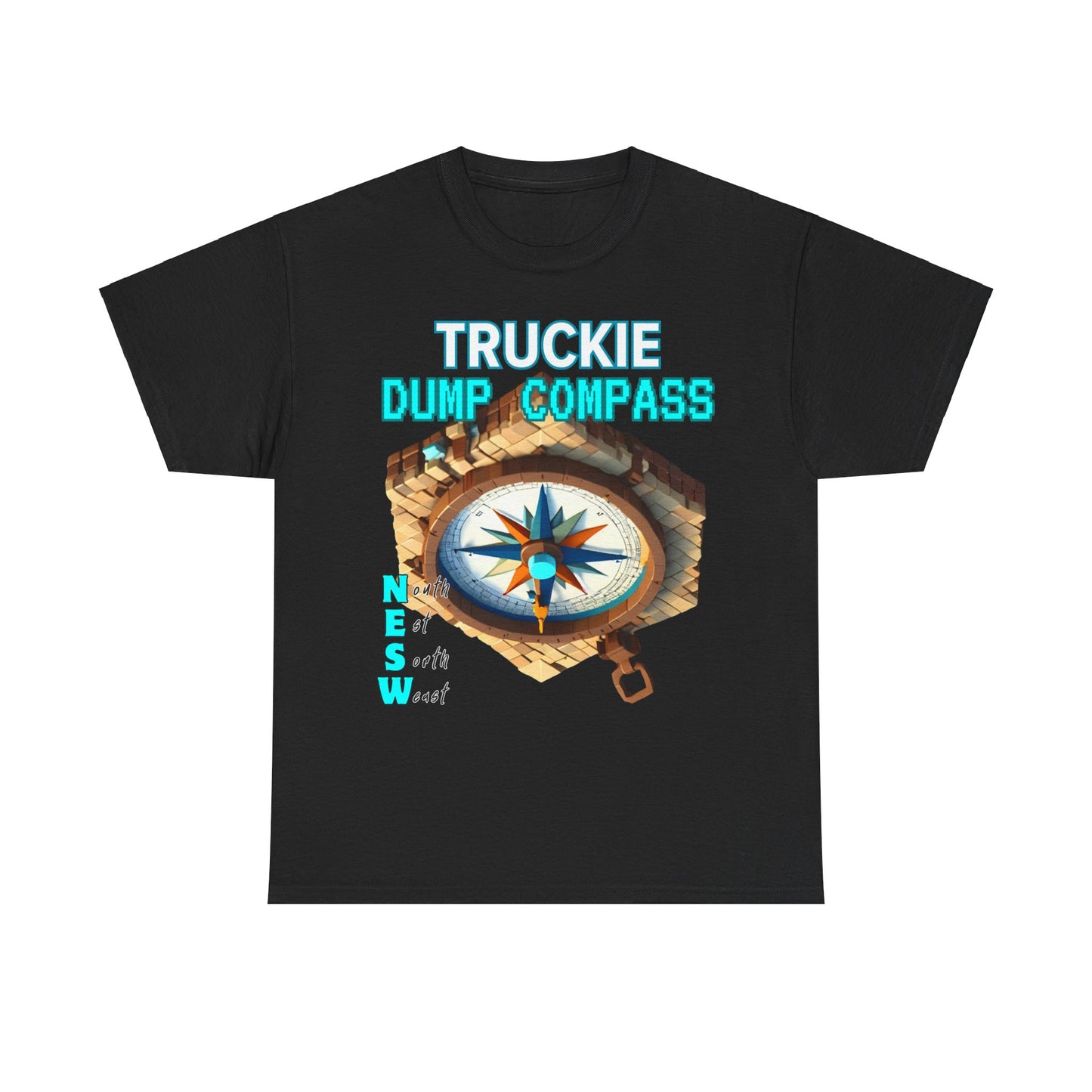 Truckie Dump Compass Adult Cotton Tee