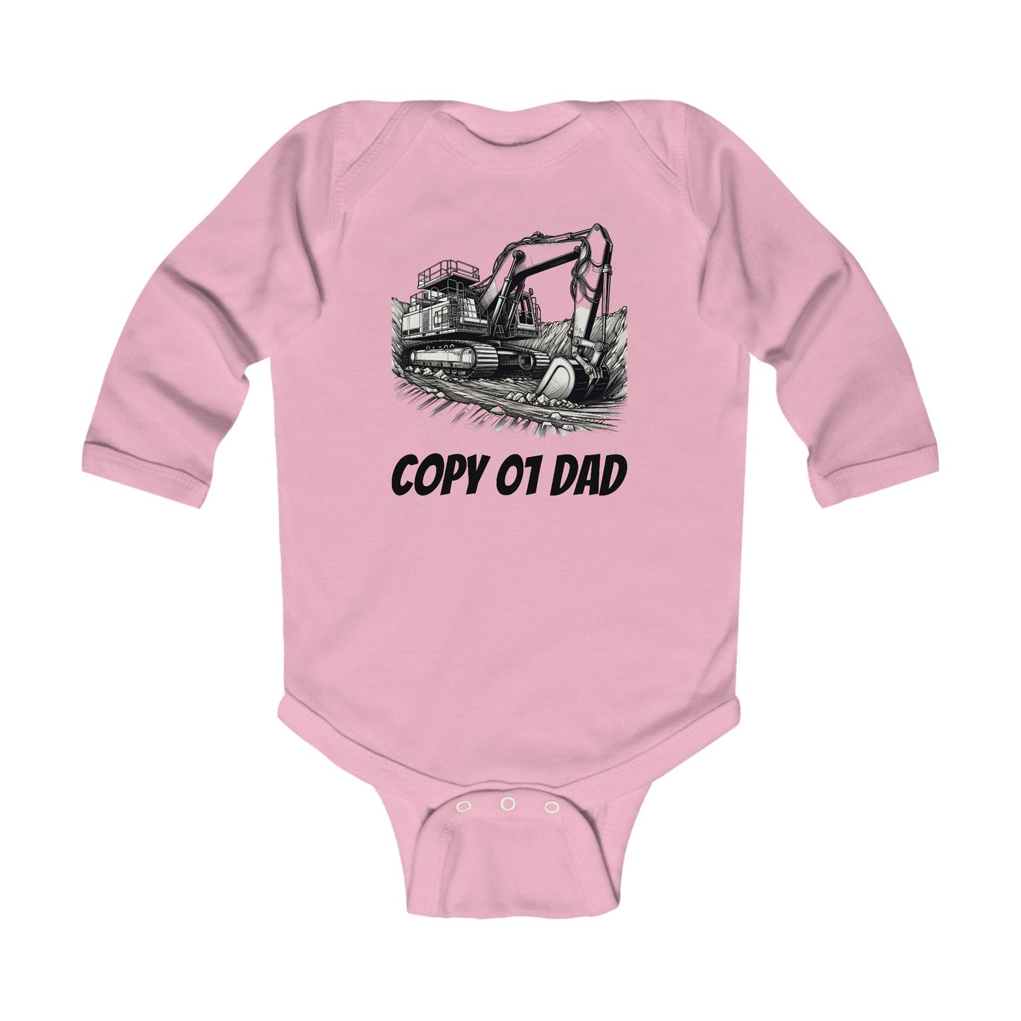Copy dad Infant Long Sleeve Bodysuit