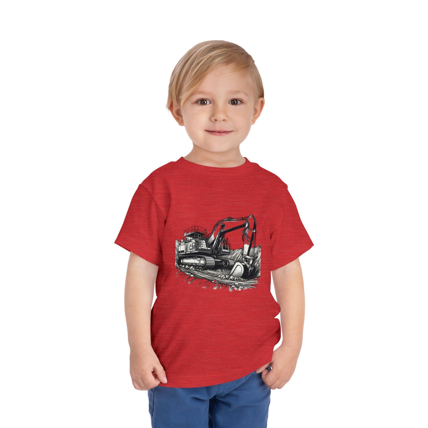 Toddler Tee - Excavator Design