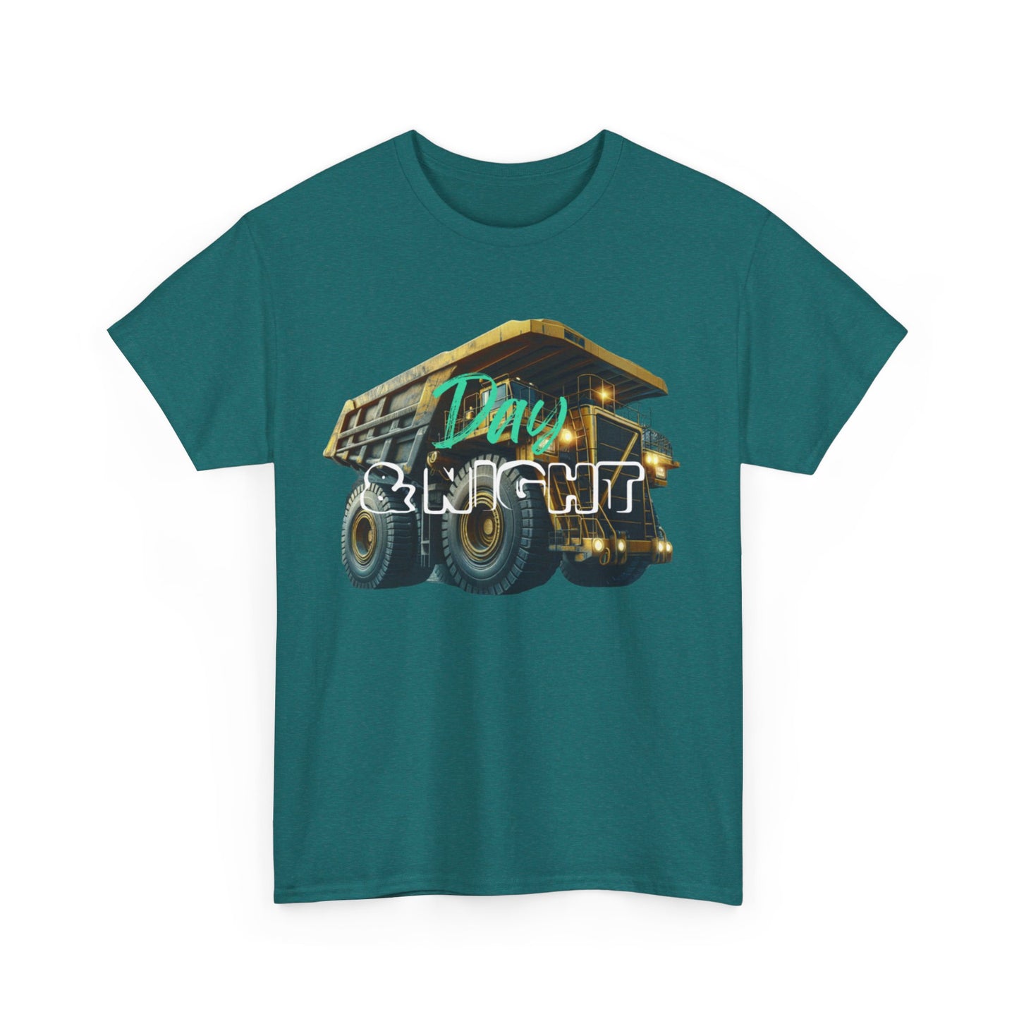 Day & Night Dump Truck Adult T-Shirt