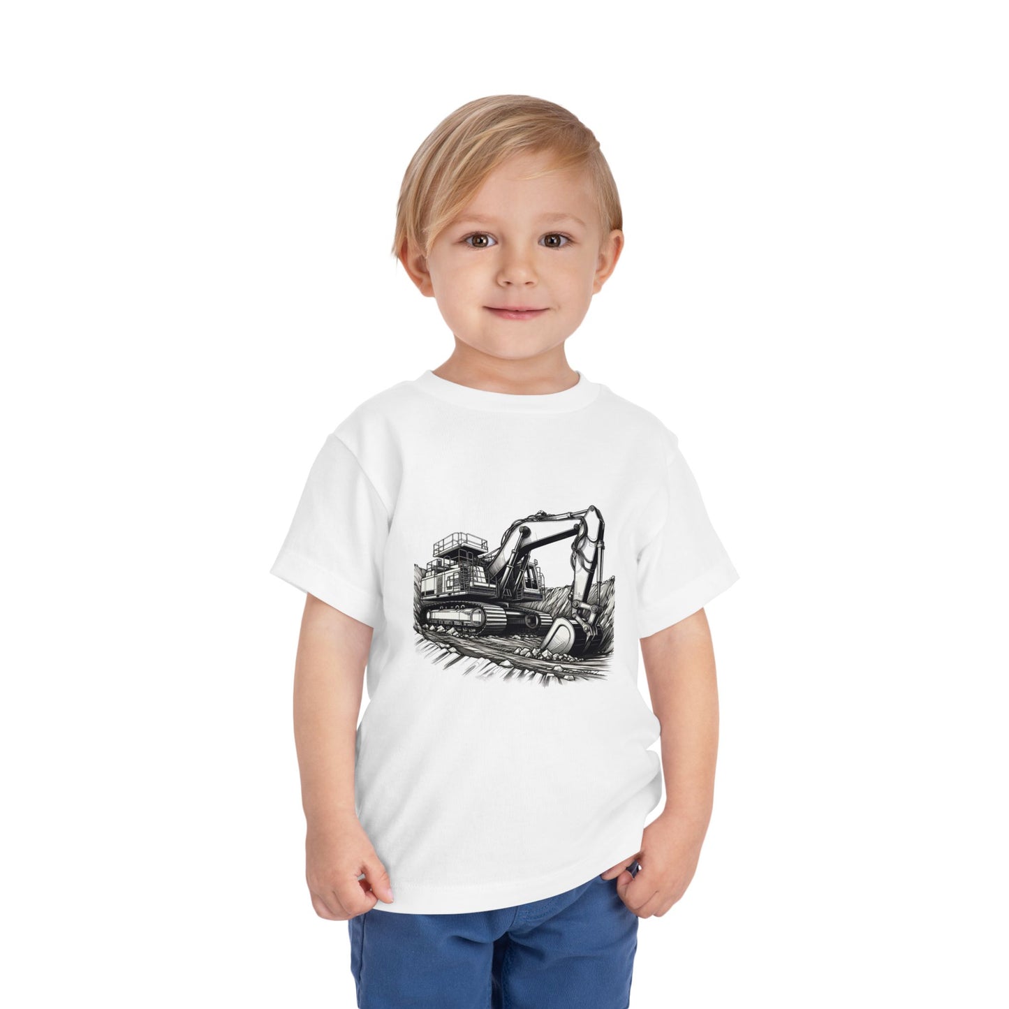 Toddler Tee - Excavator Design