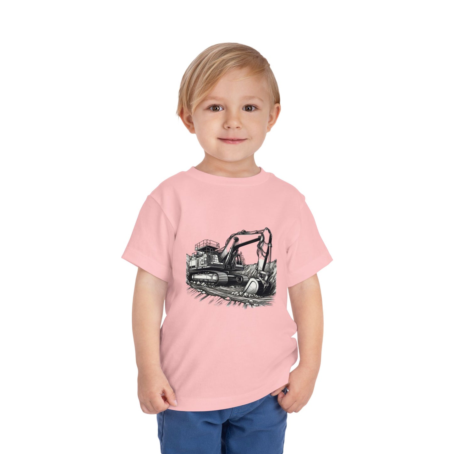 Toddler Tee - Excavator Design