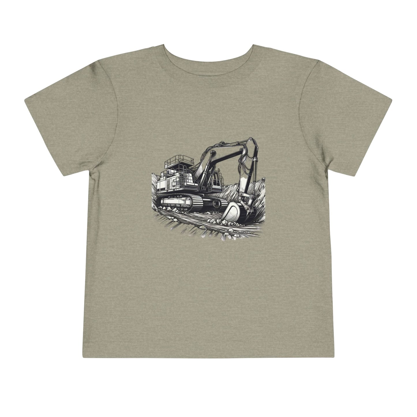 Toddler Tee - Excavator Design