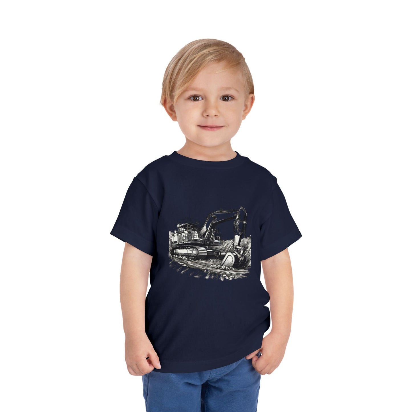 Toddler Tee - Excavator Design