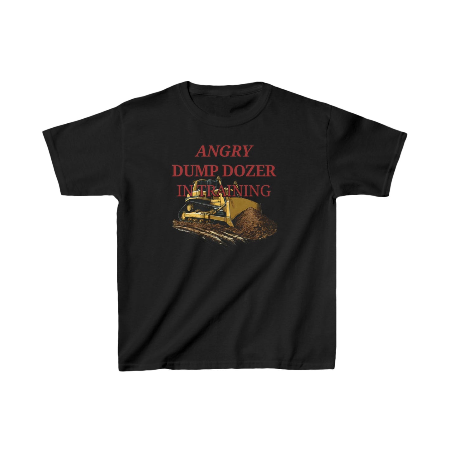 Angry Dump Dozer in Training Kids Youth T-Shirt