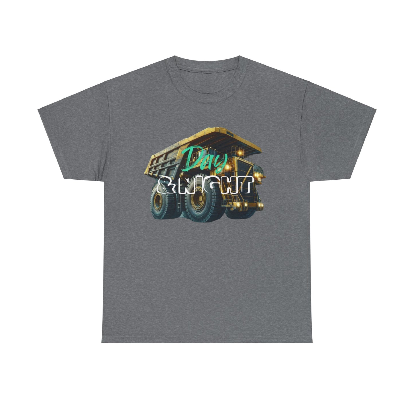 Day & Night Dump Truck Adult T-Shirt