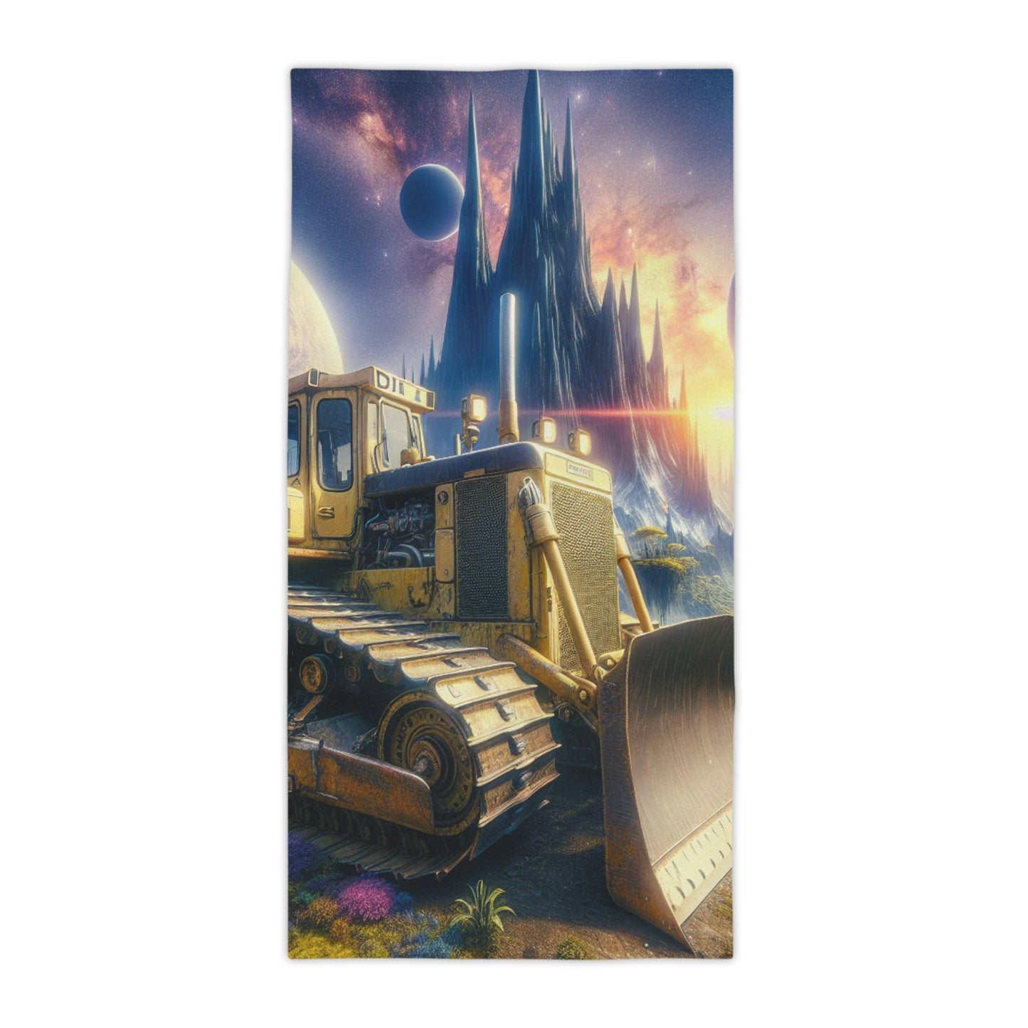 D11 Heaven Dozer Beach Towel