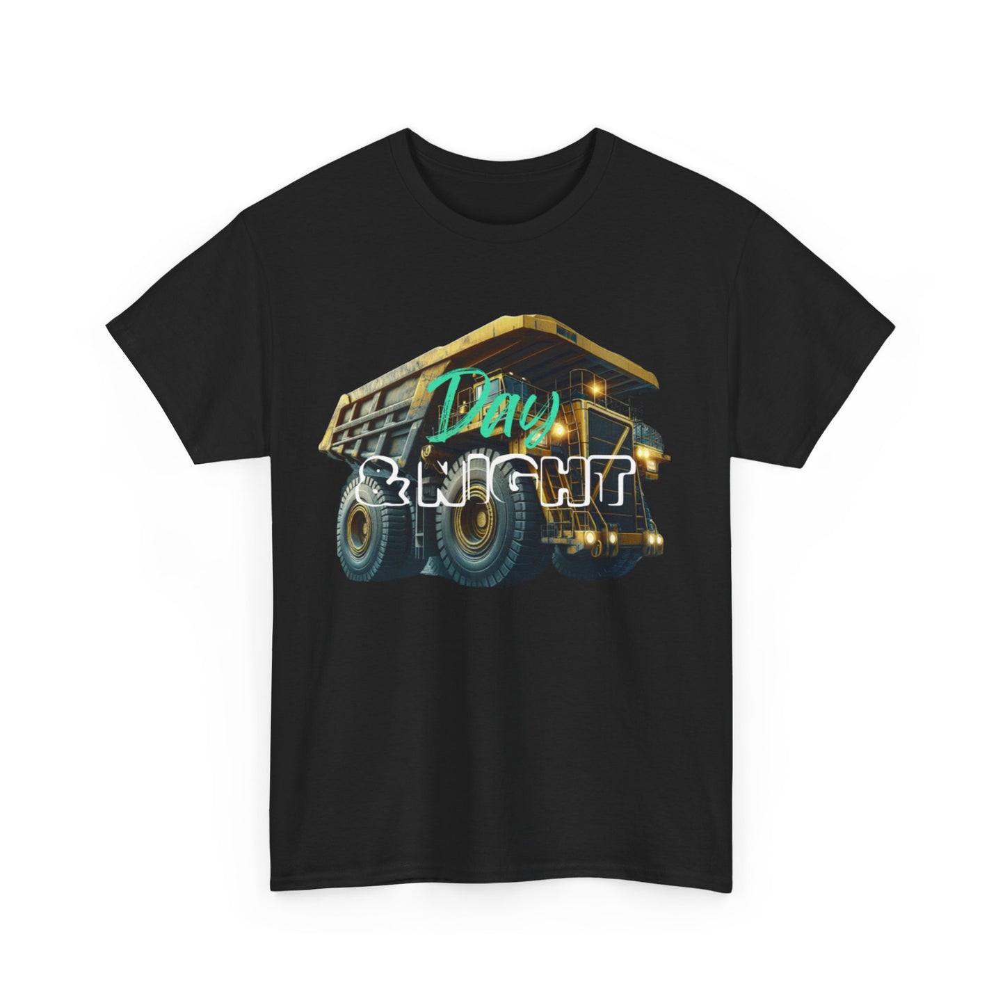 Day & Night Dump Truck Adult T-Shirt