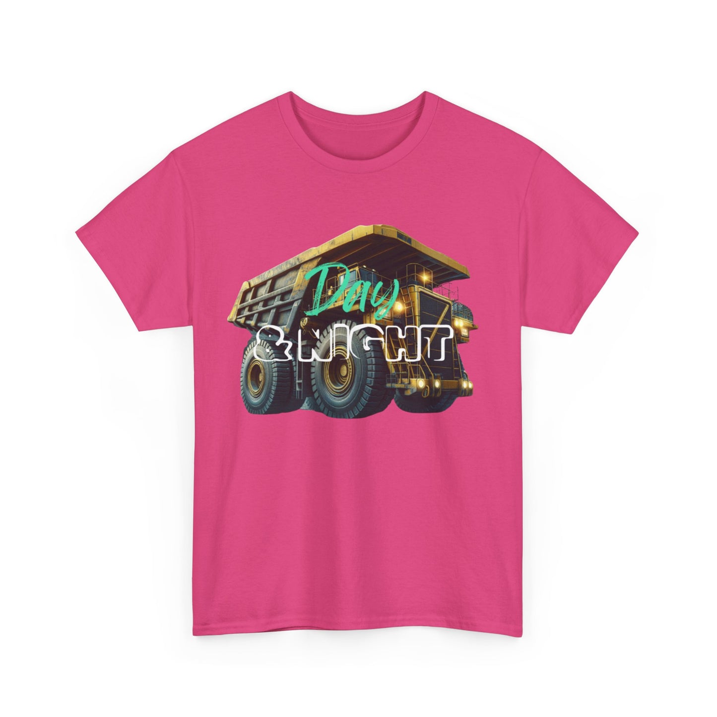 Day & Night Dump Truck Adult T-Shirt