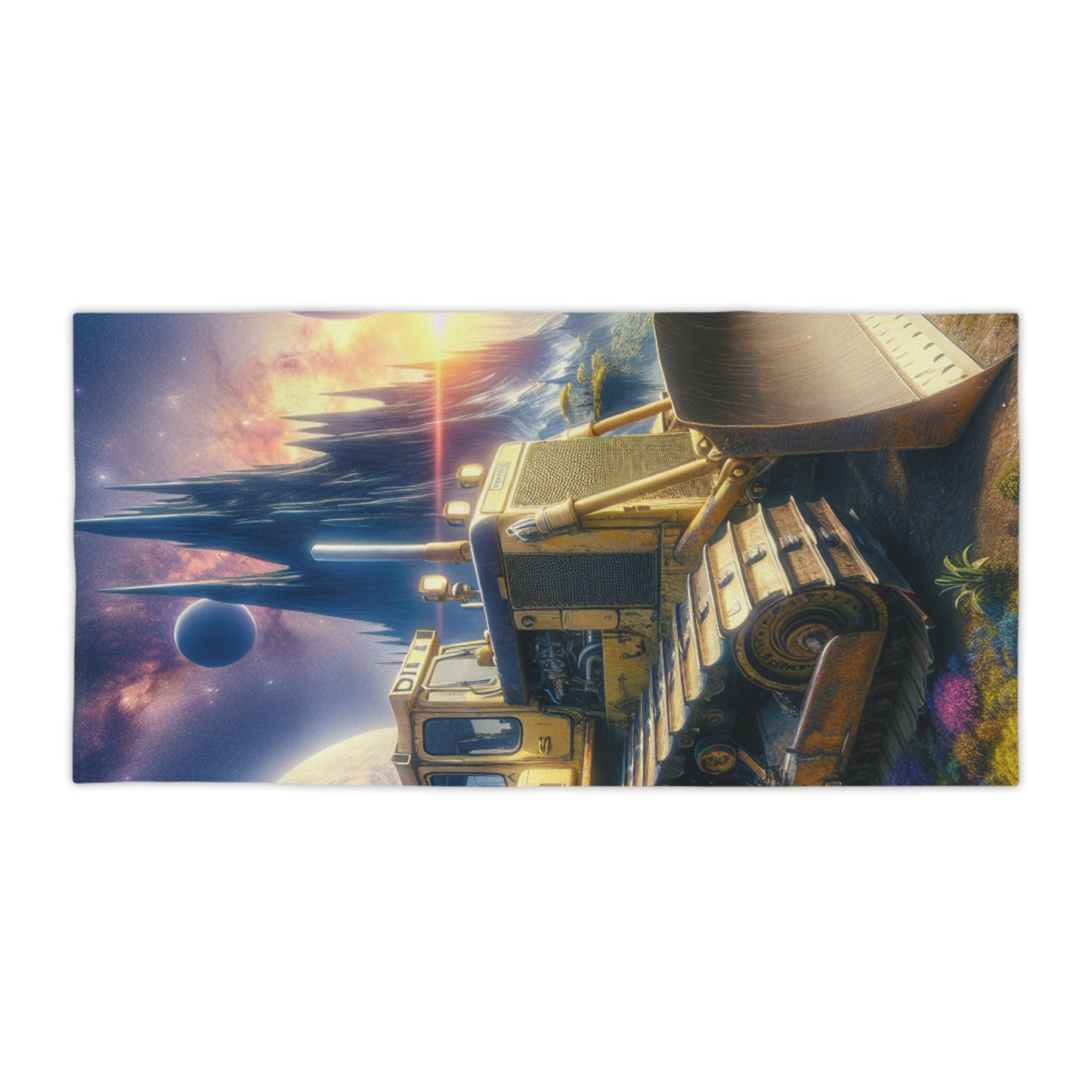 D11 Heaven Dozer Beach Towel