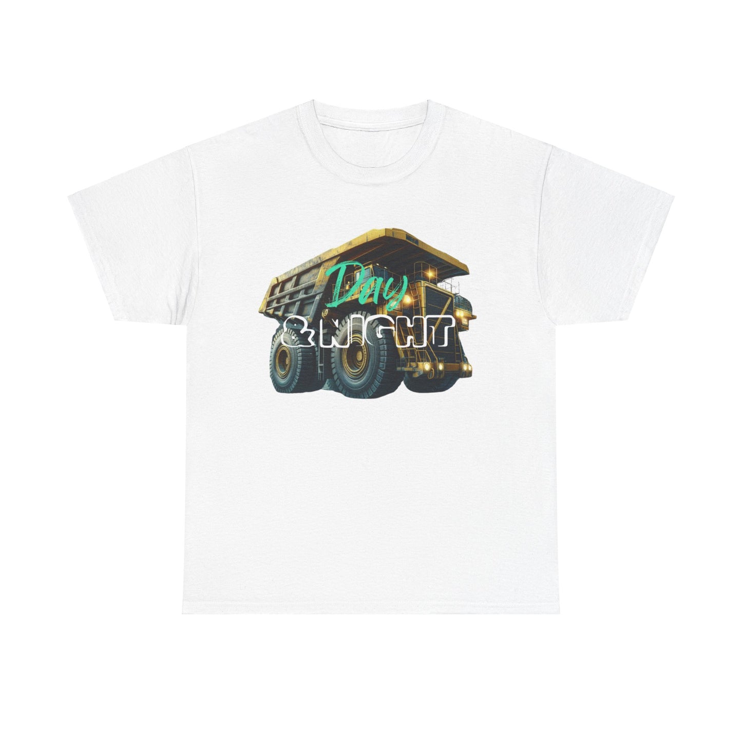 Day & Night Dump Truck Adult T-Shirt